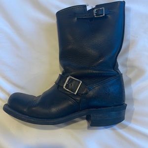 Frye Black Engineer Boots